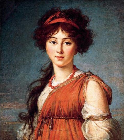 Elisabeth LouiseVigee Lebrun Varvara Ivanovna Narishkine nee Ladomirsky oil painting picture